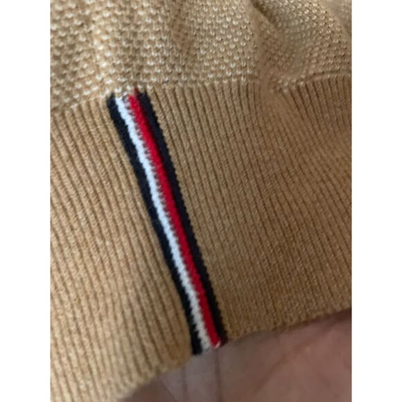 Tommy Hilfiger Henley Button Sweater Tan Men's Medium - Picture 4 of 4